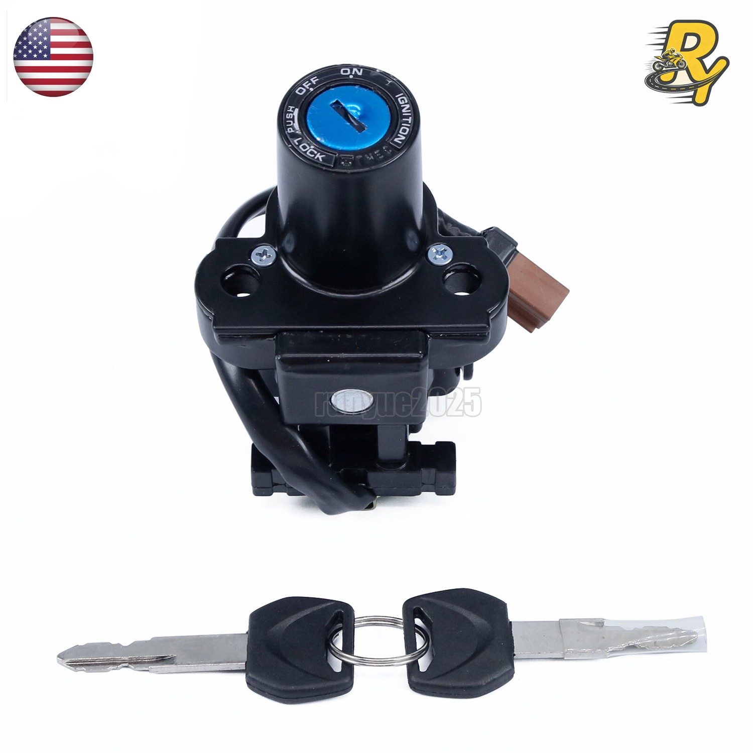 For Honda CRF450 2019-2023 2022 2021 CNC Motorcycle Ignition Switch Lock 2 Keys