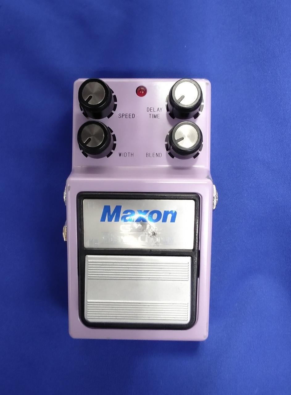 Maxon CS-9Pro Stereo Chorus Pedal Bucket Brigade Analog Speed Width Delay Blend