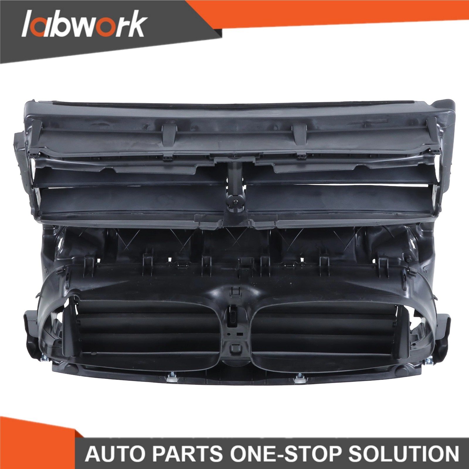 Labwork Front Radiator Grille Air Shutter w/Motor for BMW 528i 535i 550i 11-13