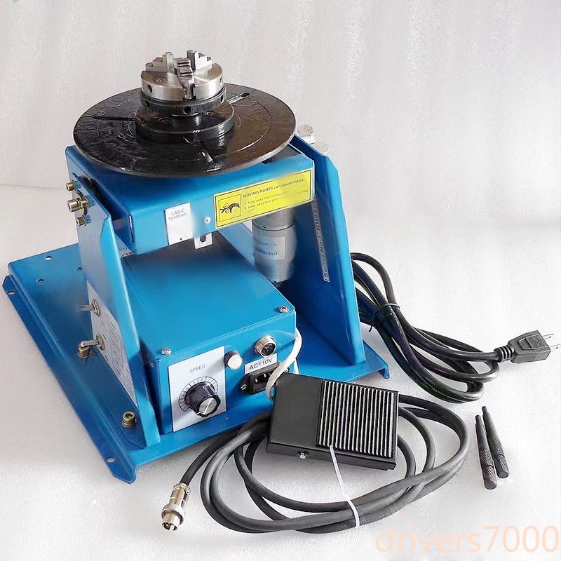 10 KG Small Welding Positioner Combined Automatic Welding Turntable + 65mm Chuck
