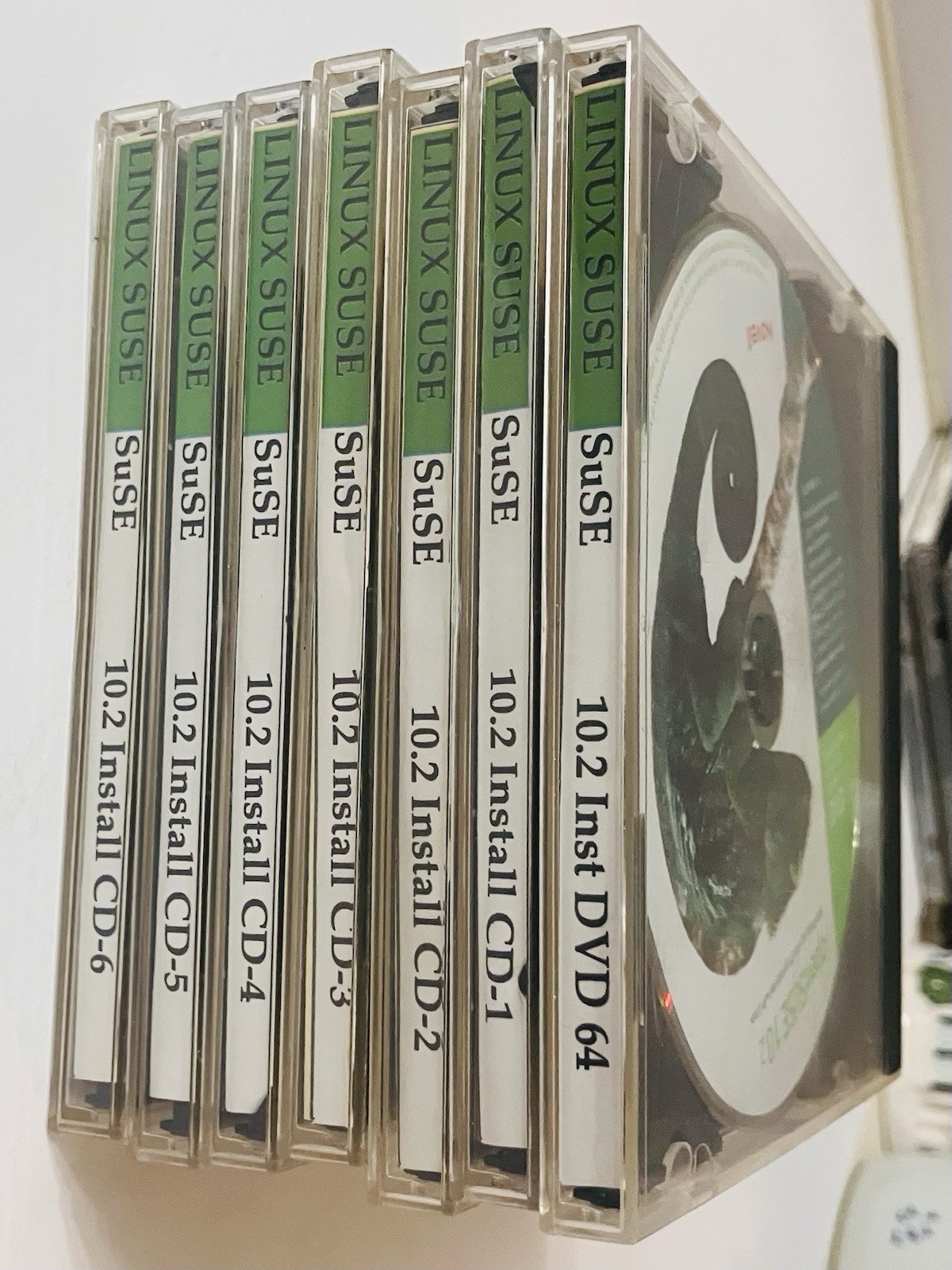 openSUSE 10.2 Linux Install Set 7 Disc DVD CD 32 64 Bit