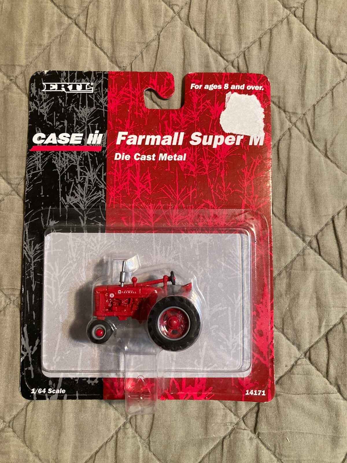 Ertl Case IH Farmall Super M 1/64 Scale Tractor - Sealed