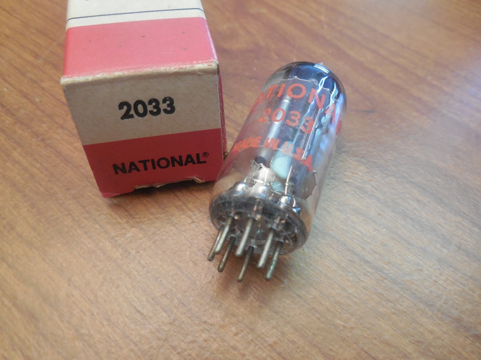 National Electronics Vacuum Tube 2033 New