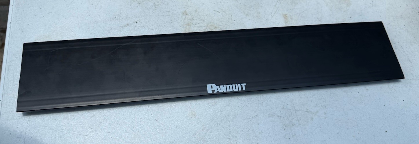 Panduit Replacement Rear Cover Approx. 19 1/2" x 3 3/4"