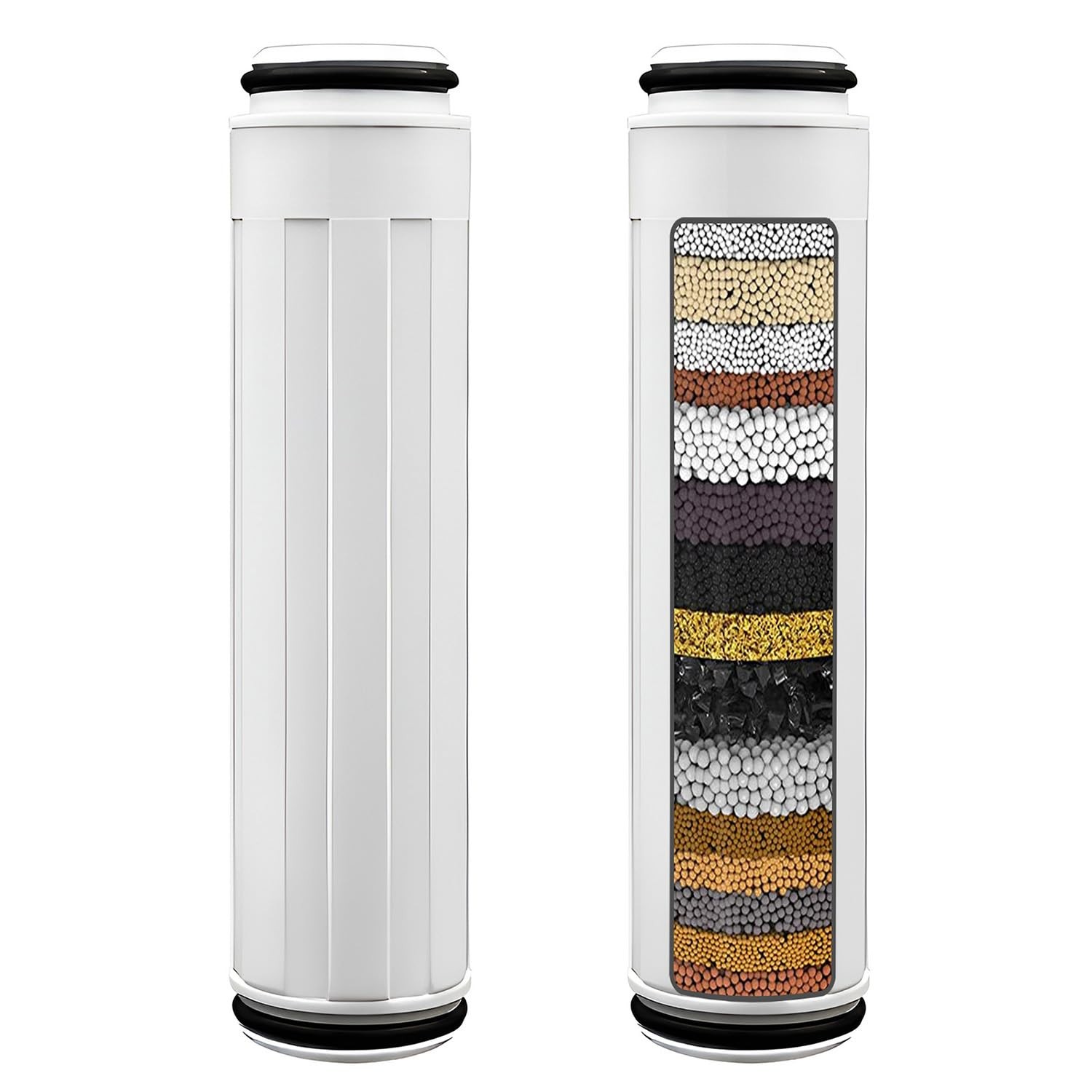 Khotilong Replacement Shower Filter for Handheld Head,Compatible White