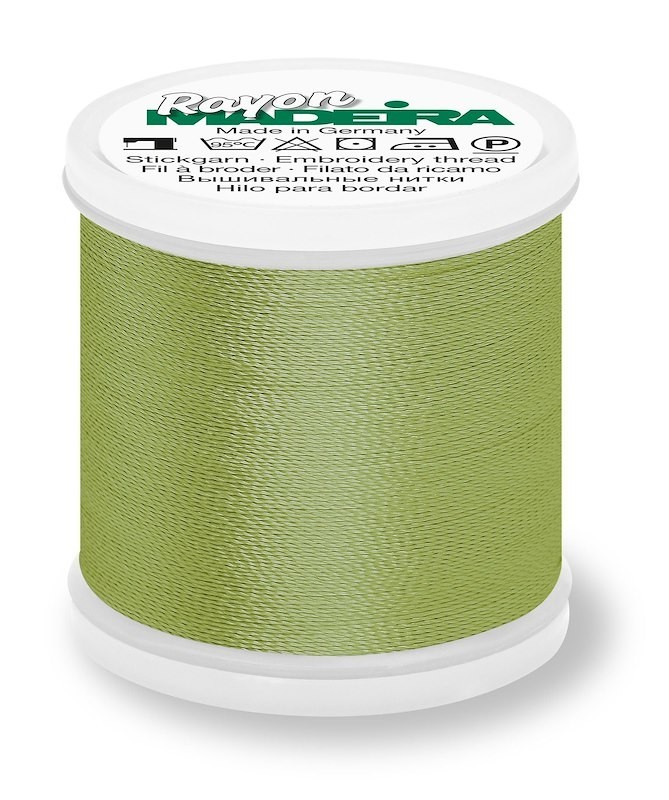 Madeira Rayon 40 machine embroidery thread 1000m spool 1106 light avocado green
