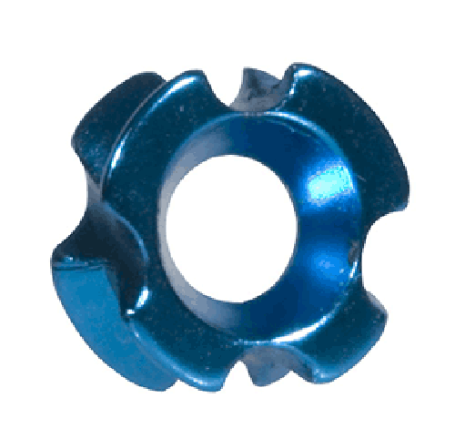 OMP StringLove Tri View Peep 1/4" Blue