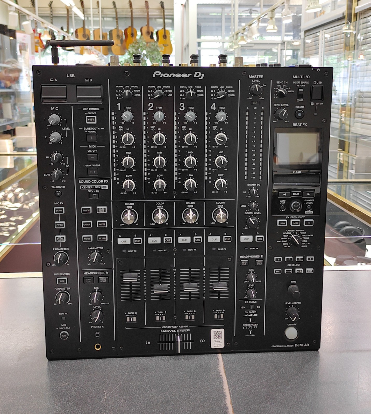 Pioneer DJ DJM-A9 4-Channel Professional DJ Mixer Mint w/ Power Cable