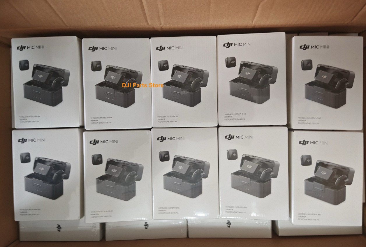 DJI Mic Mini Wireless Lavalier Microphone for Vlogging (2 TX + 1 RX + Charging)