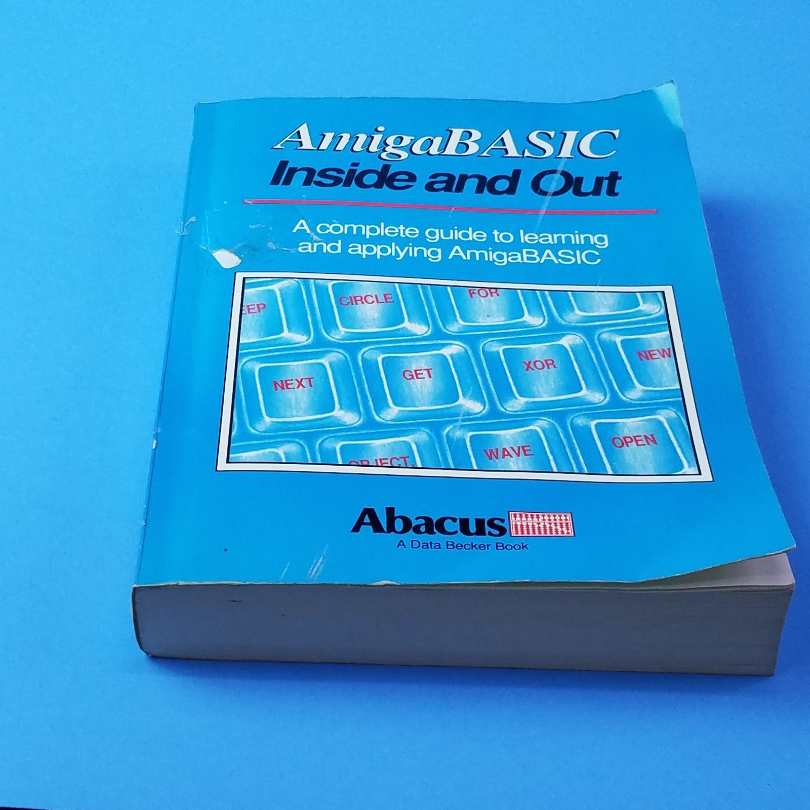 AmigaBASIC Inside and Out Softcover Book from ABACUS DataBecker GMBH 1988 Spanik