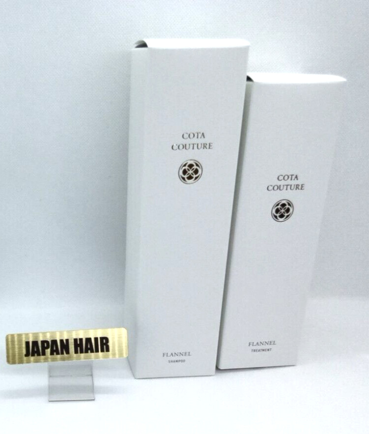 COTA COUTURE FLANNEL SHAMPOO TREATMENT 300ml and 200g　Soft and supple hair JAPAN