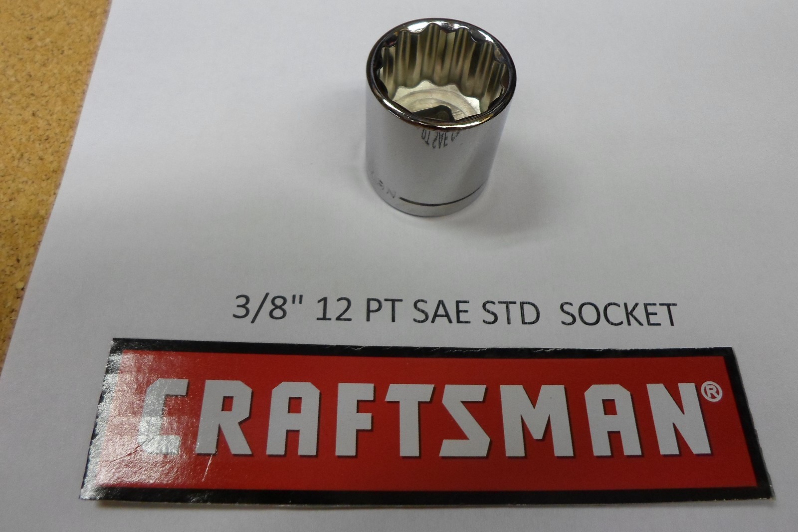 CRAFTSMAN 3/8" STD SOCKET 12PT SAE REPLACEMENT