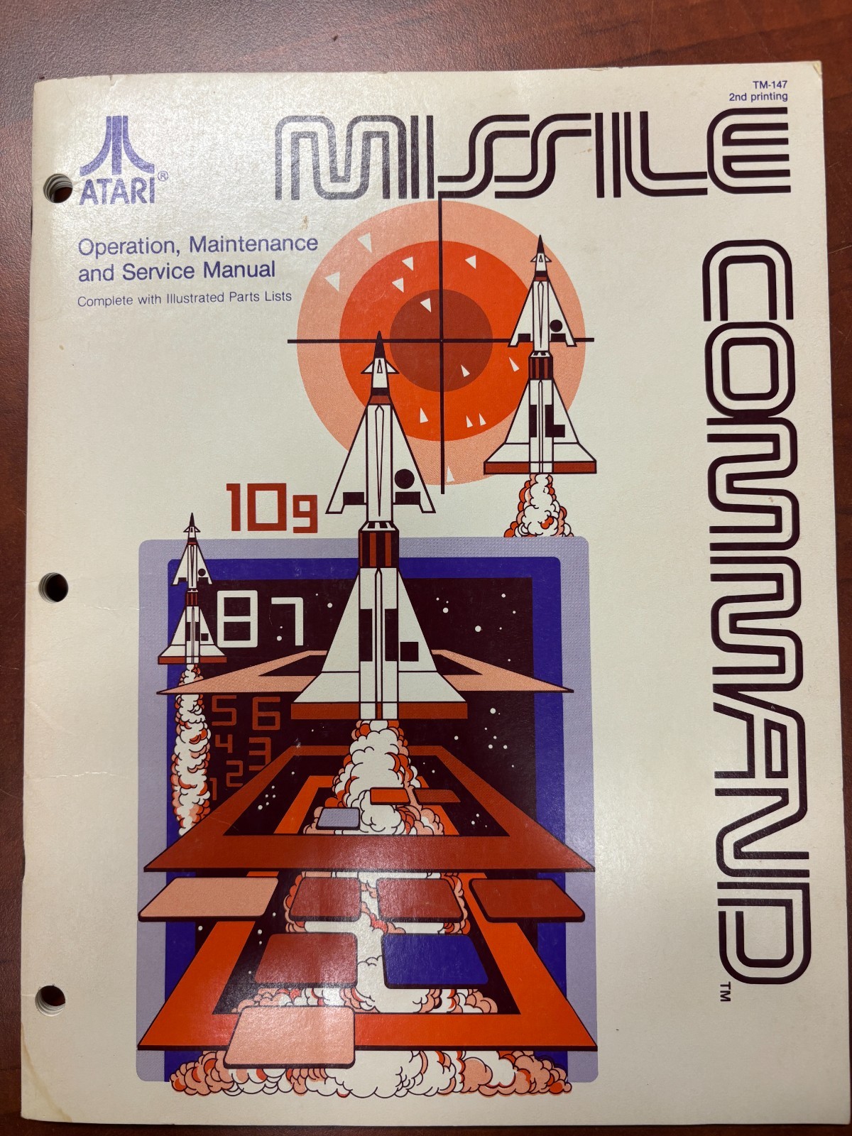 ORIGINAL-ATARI-MISSILE COMMAND-OPERATION, MAINTENANCE & SVC MANUAL-DRAWING SUPP