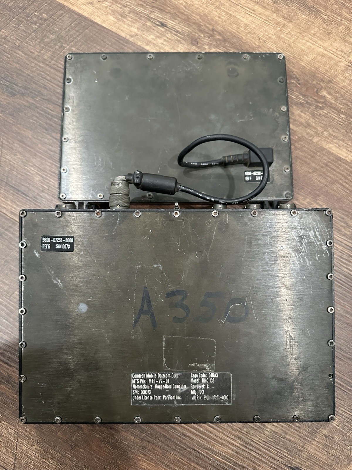 Paravant Ruggedized Military Computer Model HHC 133, Comtech Mobile, *Untested*