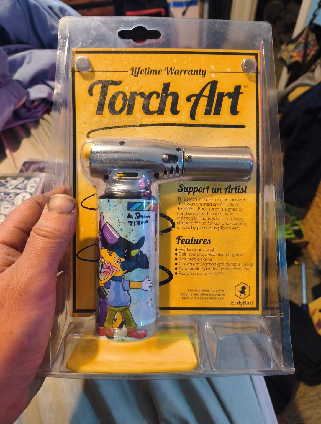 ErrlyBird Torch Art Butane Torch Signed