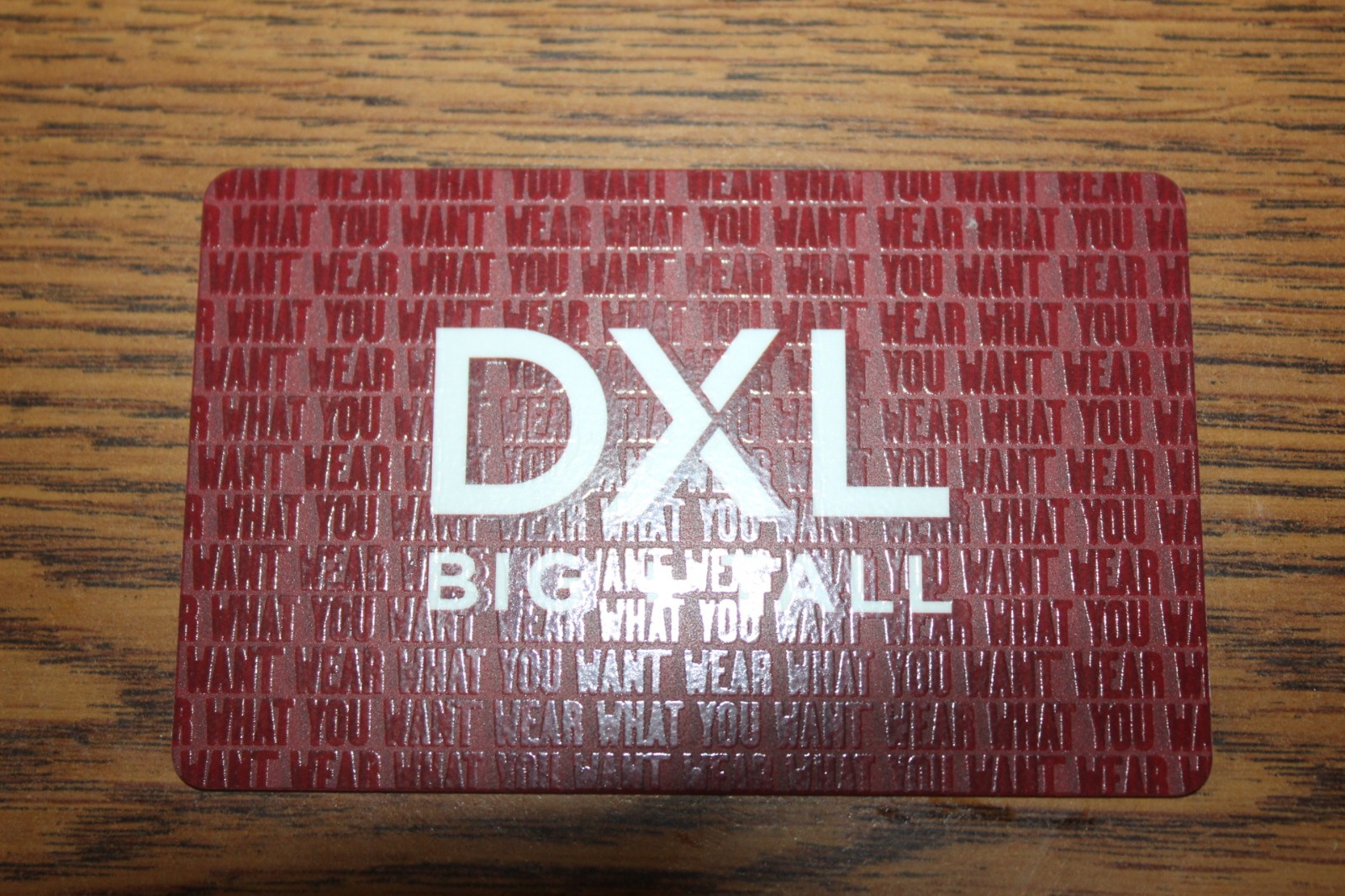 Destination XL Gift Card $62.93 Balance -Checked Today-$1 Shipping AO4078305