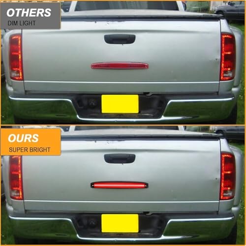 LED Rear Tailgate Light Compatible A1, Ram 2500 3500 (2003-2006)Smoked Red