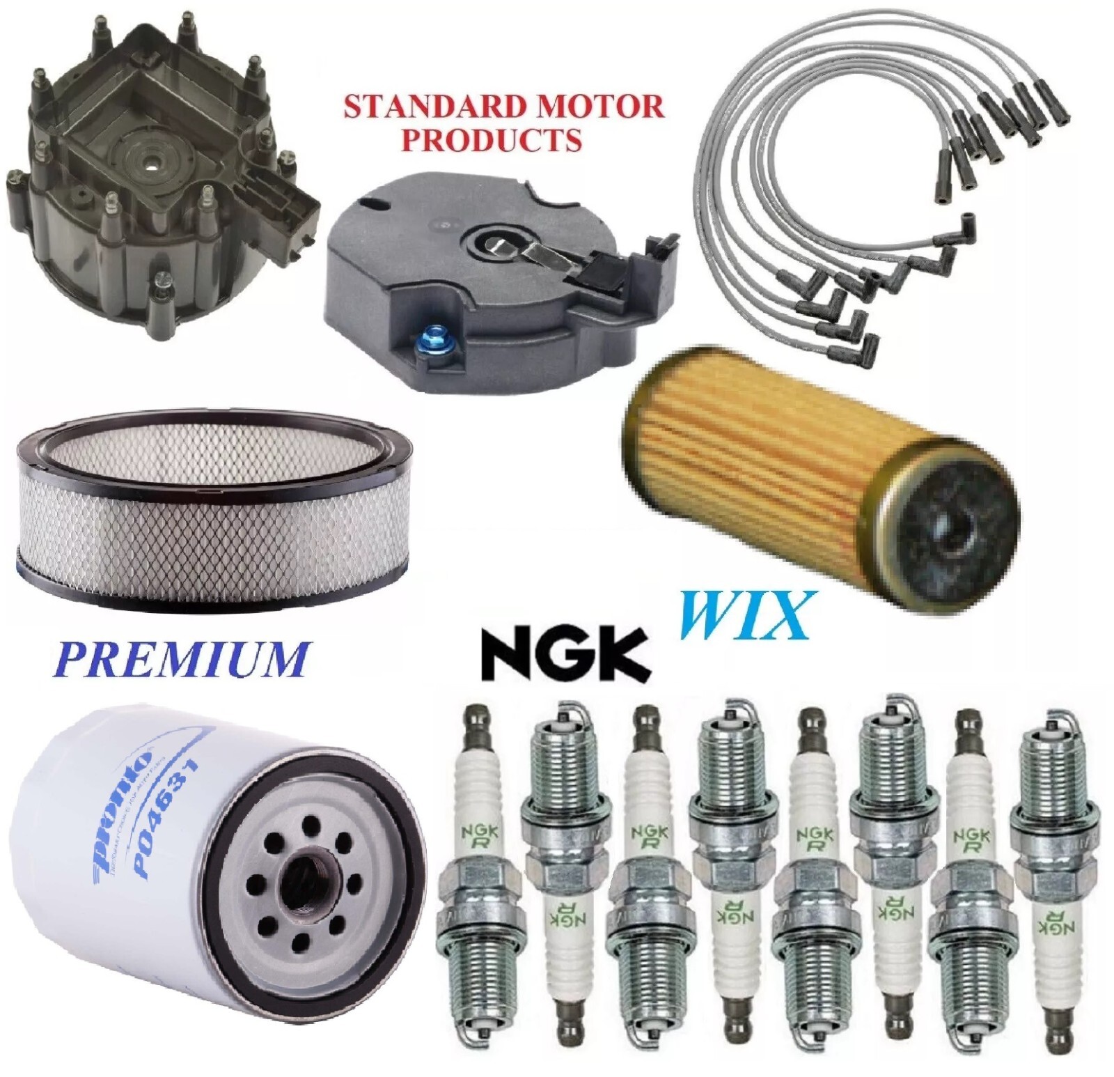 Tune Up Kit Filters Cap Wire Plugs For GMC C1500 Suburban V8 7.4L 1979