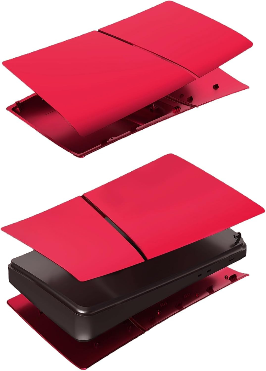 Slim Digital Edition Cover Plates for New PS5 Slim Console, Shell Panels Compati
