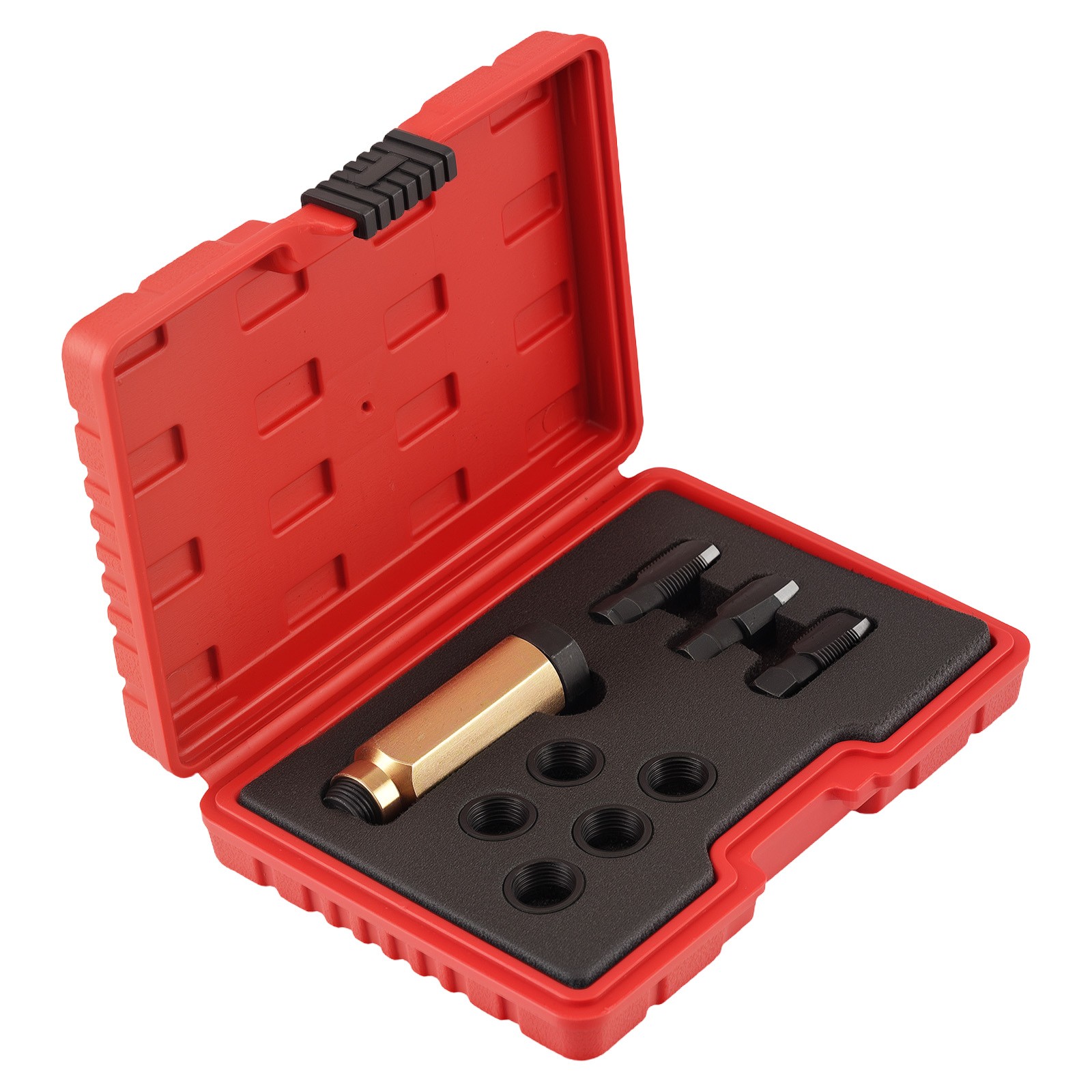 Oxygen Sensor Thread Repair Tool M18 M20 1.5mm Reamer Tap 5 Inserts Kit