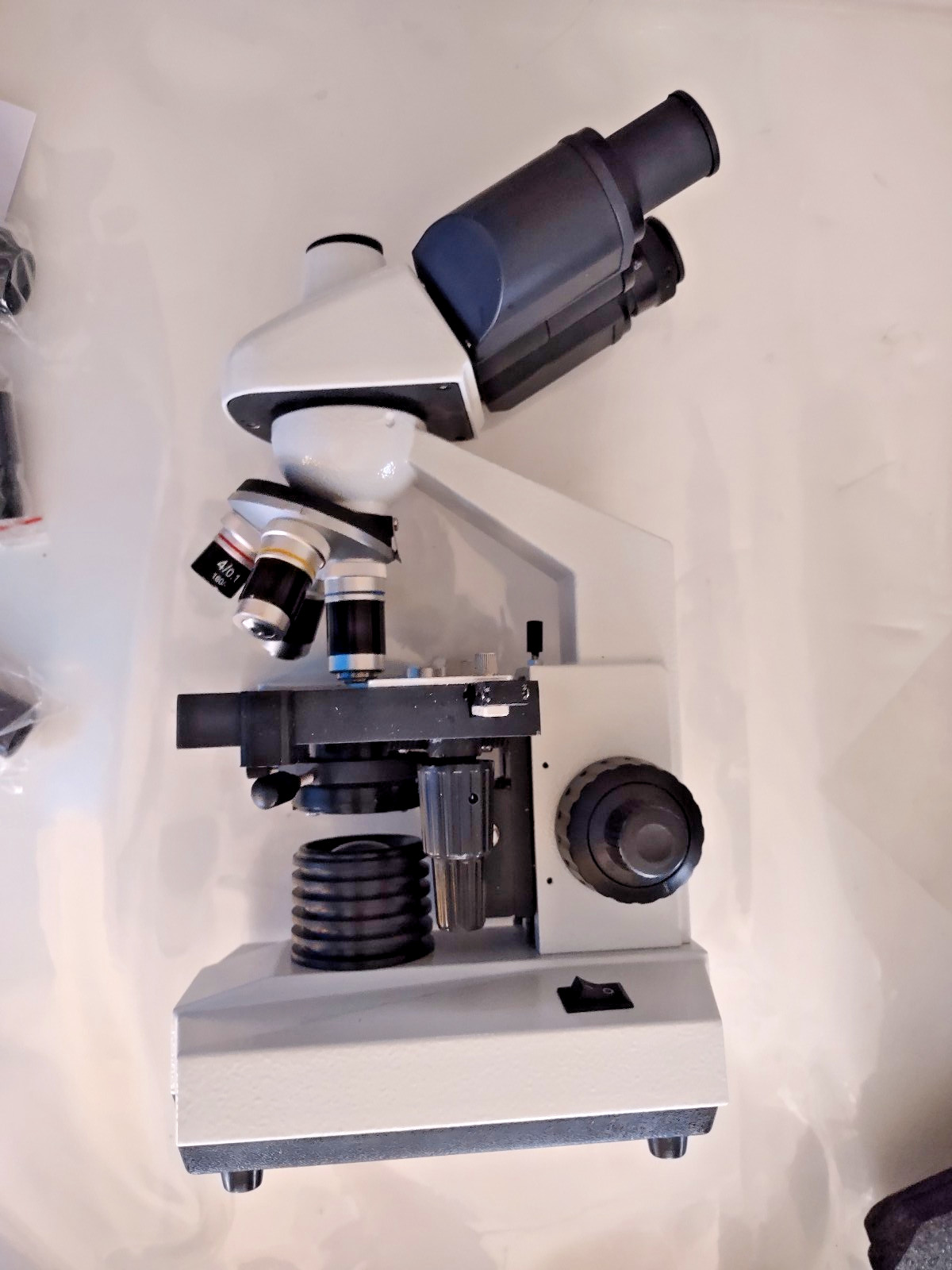 Needs calibration, Trinocular Microscope 40X-5000X Magnification ,