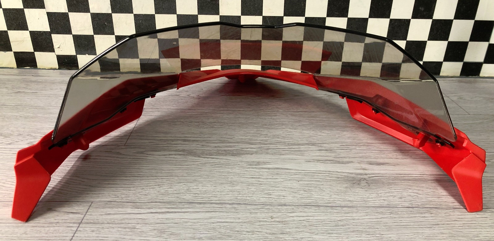 Ski-Doo OEM Clear Windshield w/ Red Mount BRP LYNX Low