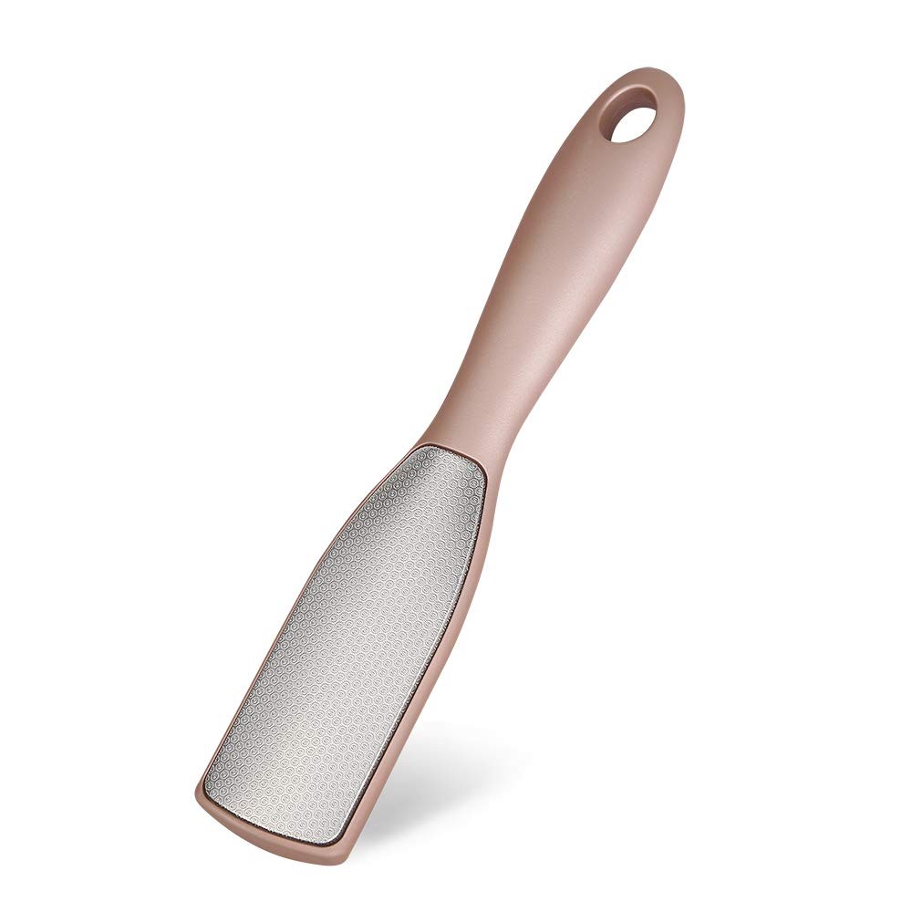 BEZOX Foot File Callus Remover, Double Sided 1 Count (Pack of 1), Rose Golden
