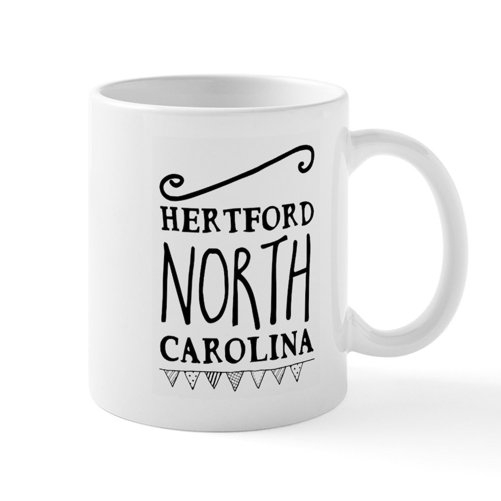 CafePress Hertford North Carolina Mugs 11 oz Ceramic Mug (600174603)