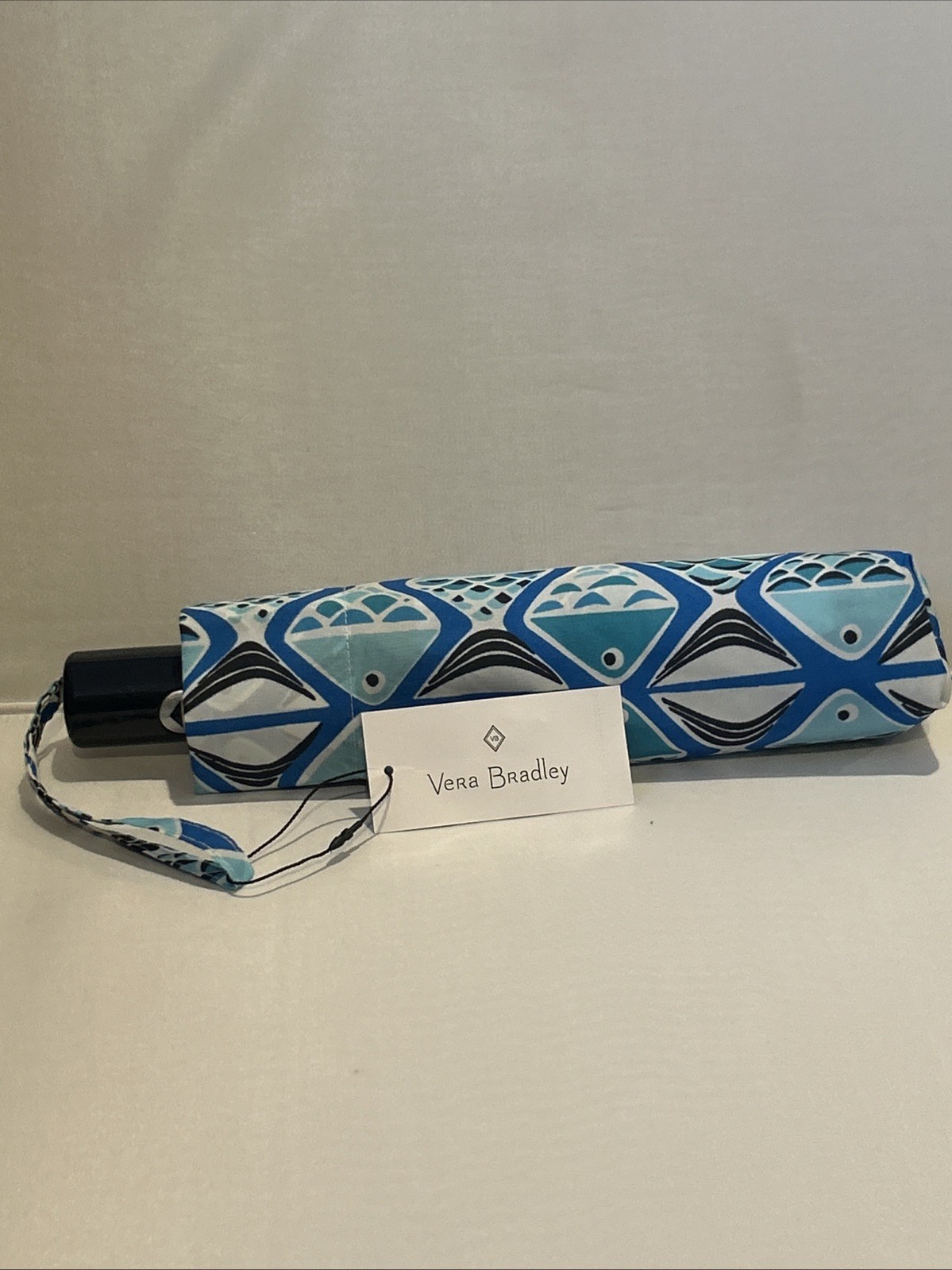 Vera Bradley Umbrella 23774-P73/Go Fish Blue New With Tag!!