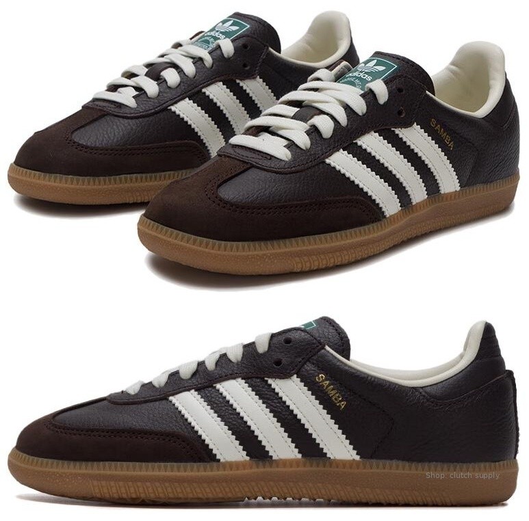 Adidas Samba Og 'Dark Brown Off White Gum' Men JR0891 New Authentic