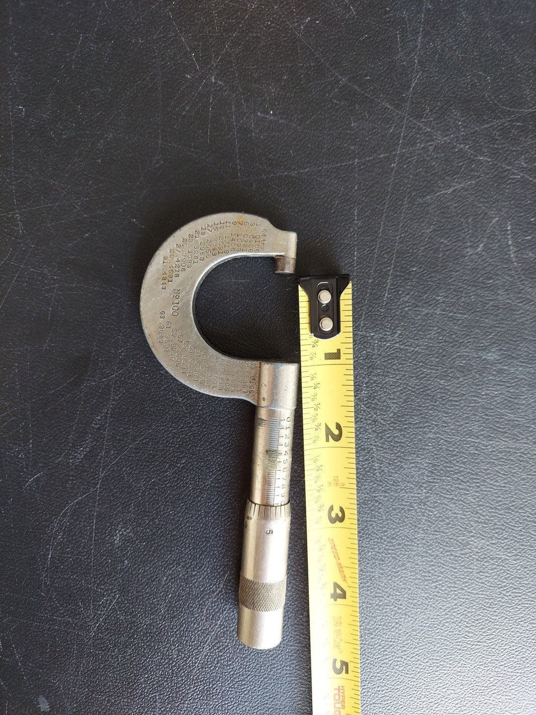 VINTAGE 0-1" STAR TOOLS MICROMETER, USA