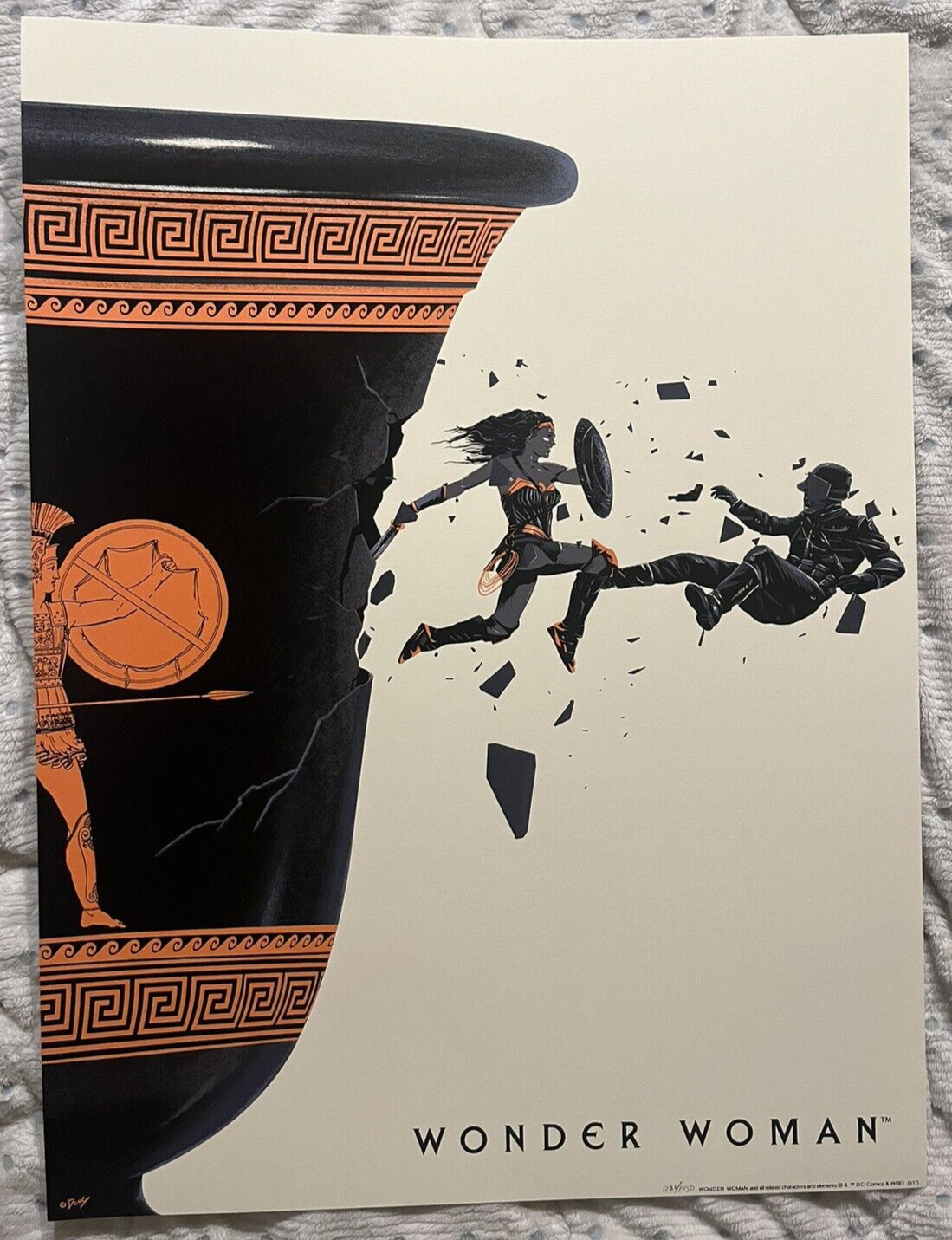 Wonder Woman Poster Doaly Art Print Gal Gadot DC Comics Mondo Patty Jenkins Film