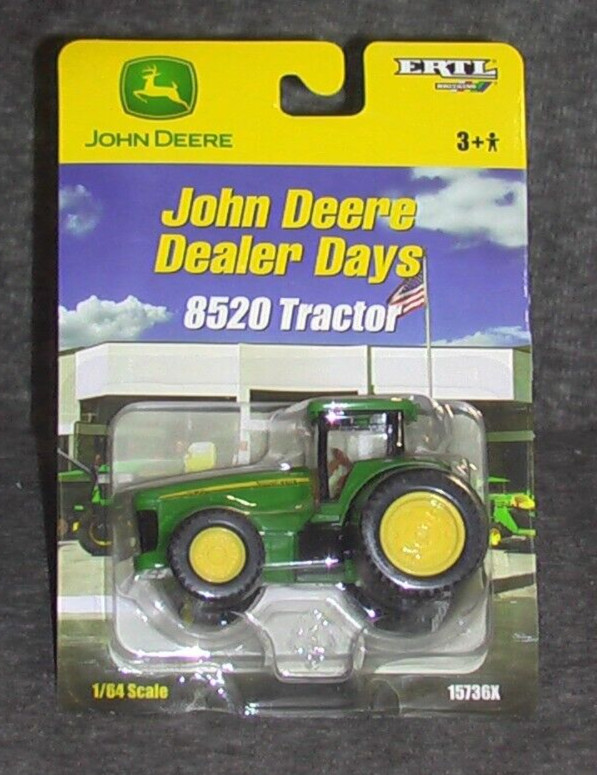 2004 ERTL 1:64 scale Diecast John Deere Dealer Days 8520 Tractor w/ Duals NIP