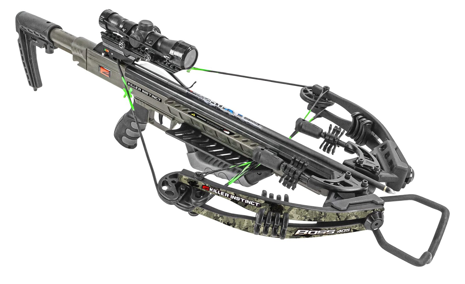 Crossbow Killer Instinct BOSS 405 FPS Camo Hunting Package Compact Micro Lite