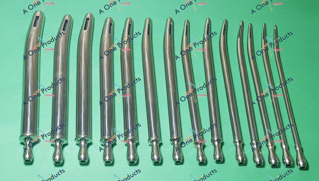 Female Dilator-Catheter Walther Set of 14 (10 Fr-36 Fr) Dilator