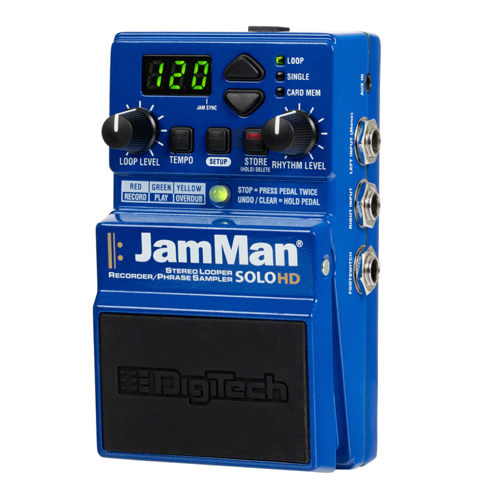 DigiTech JamMan Solo HD Compact Stereo Looper Pedal