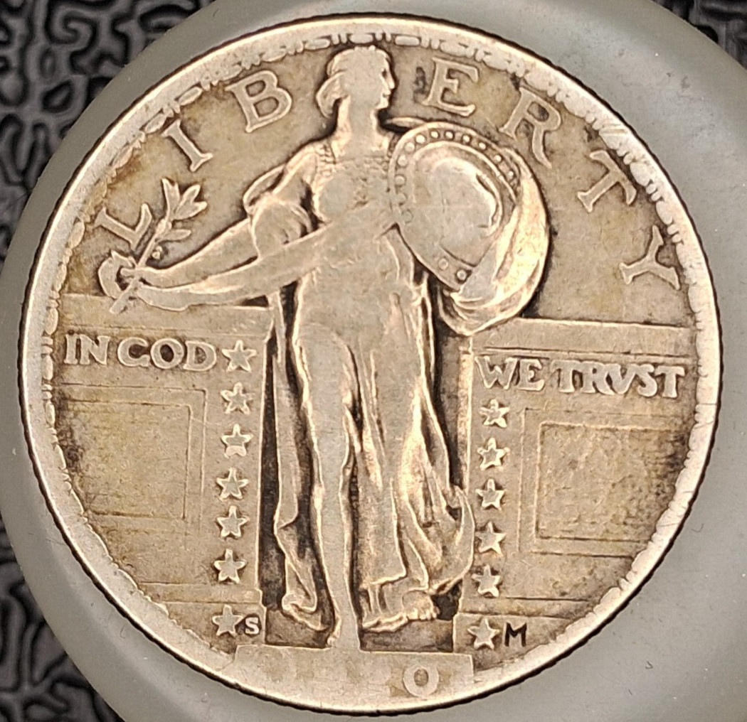 1920-S SanFrancisco Standing Liberty Quarter