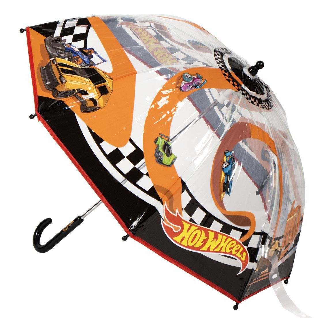 Hot Wheels Manual Poe Bubbles Umbrellas ORANGE - 45 CM | PIG MALE