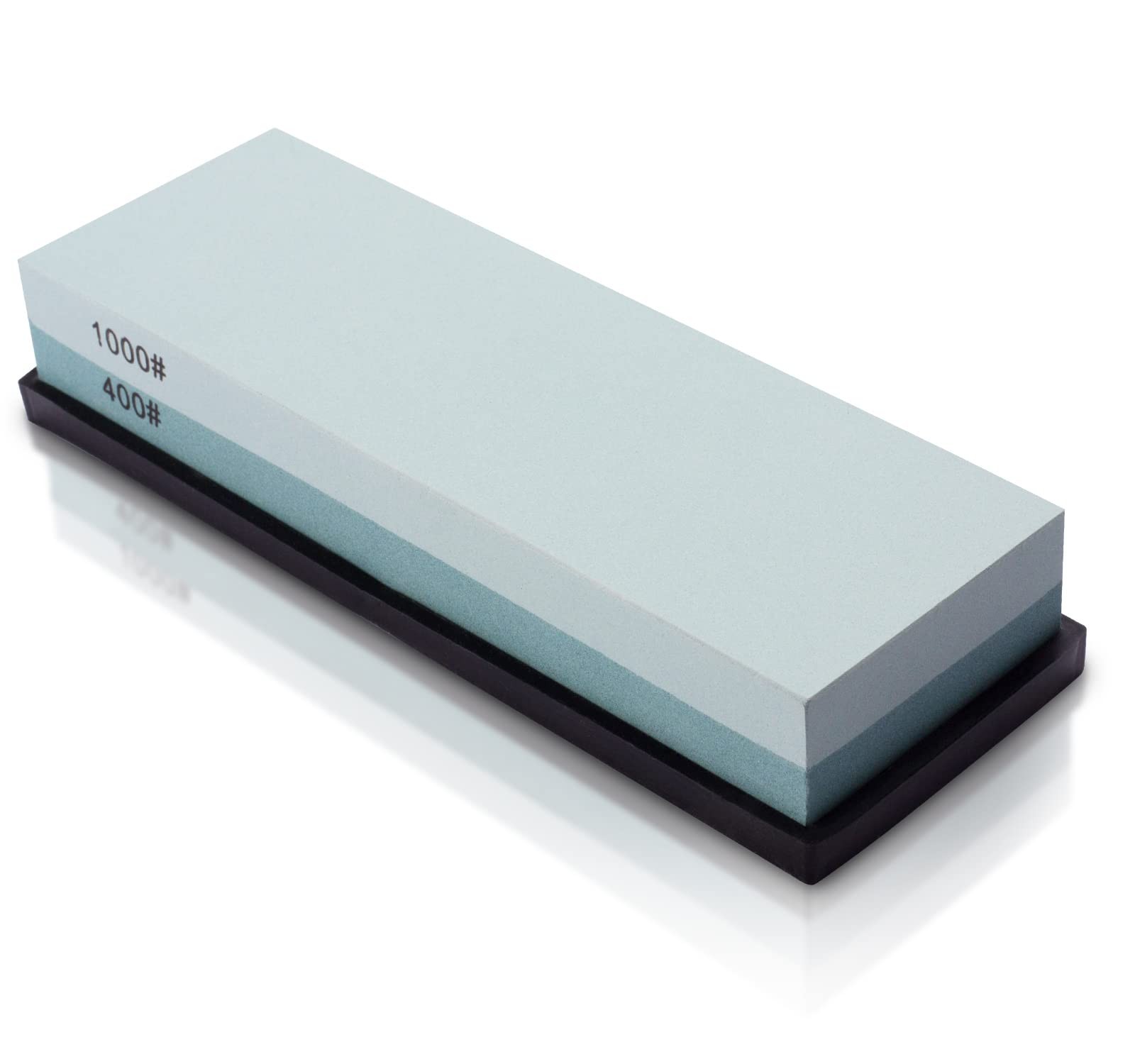 Sharpening Stone 400/1000 Whetstone Sharpening Stone with Non-Slip Base for K...