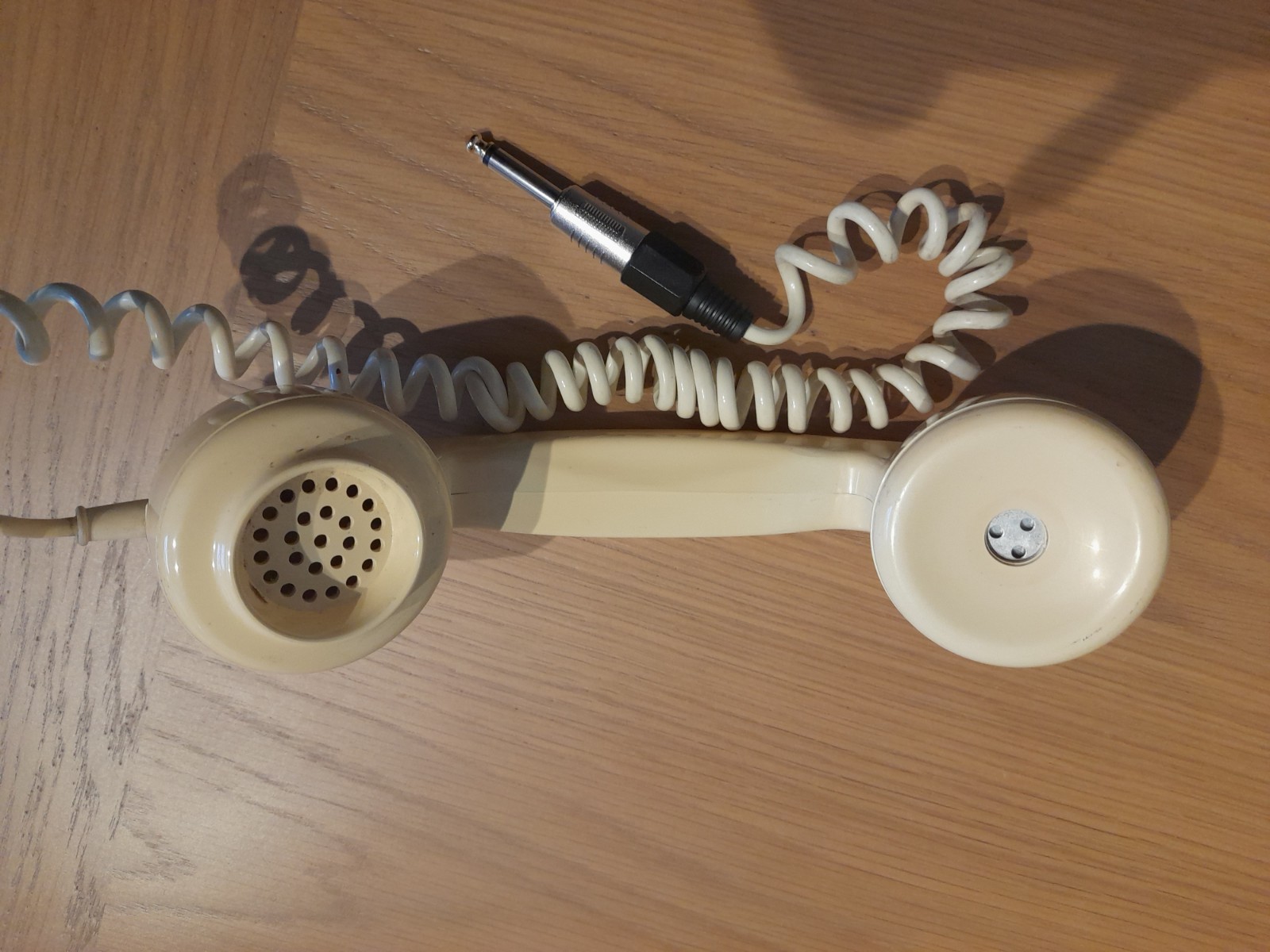 Original BT Gpo 746 Mobile DJ Telephone Headphone white cream Vinyl Soul Ska 70s