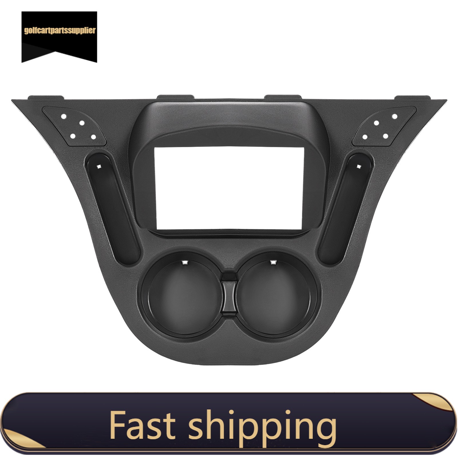 Black Center Console Cup Holder for ICON Golf Carts i20,i20L,i40,i40F,i60,i80