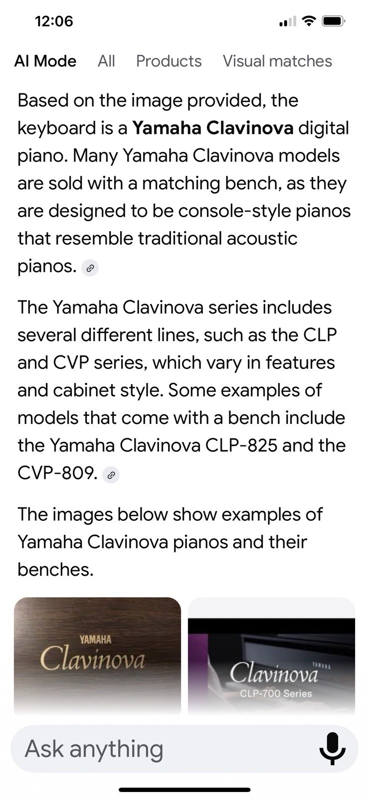 Piano Clavinova Yamaha