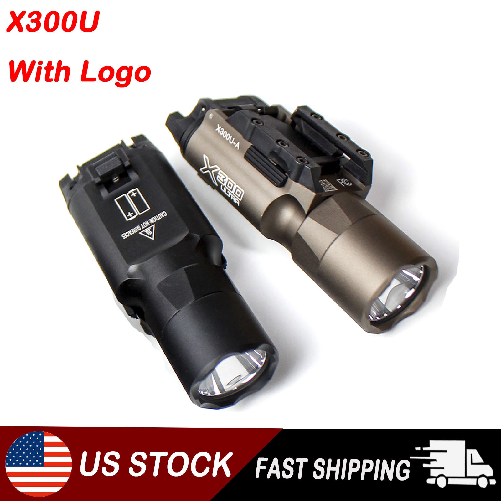 X300U LED Tactical Weaponlight Rifle For 20mm Rail Hunting X300 Ultra Flashlight