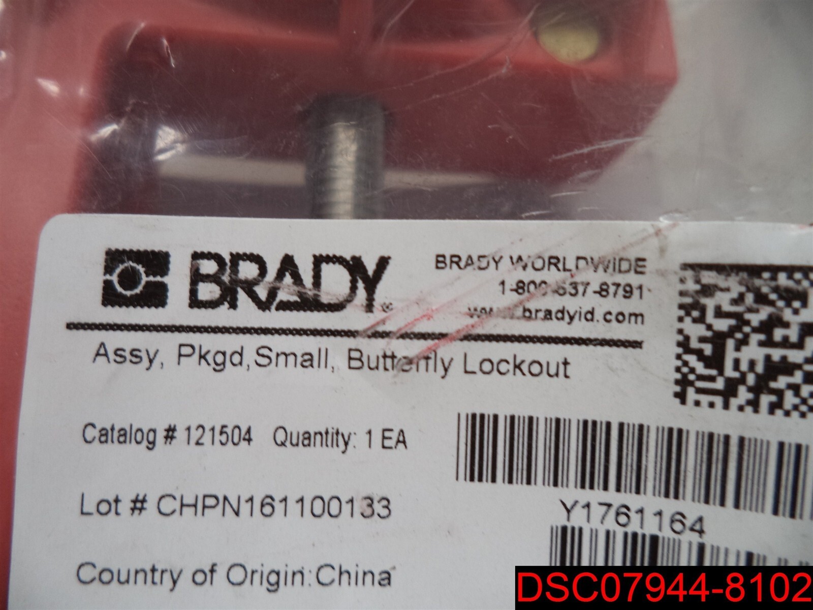 Brady 121504 Butterfly Lockout