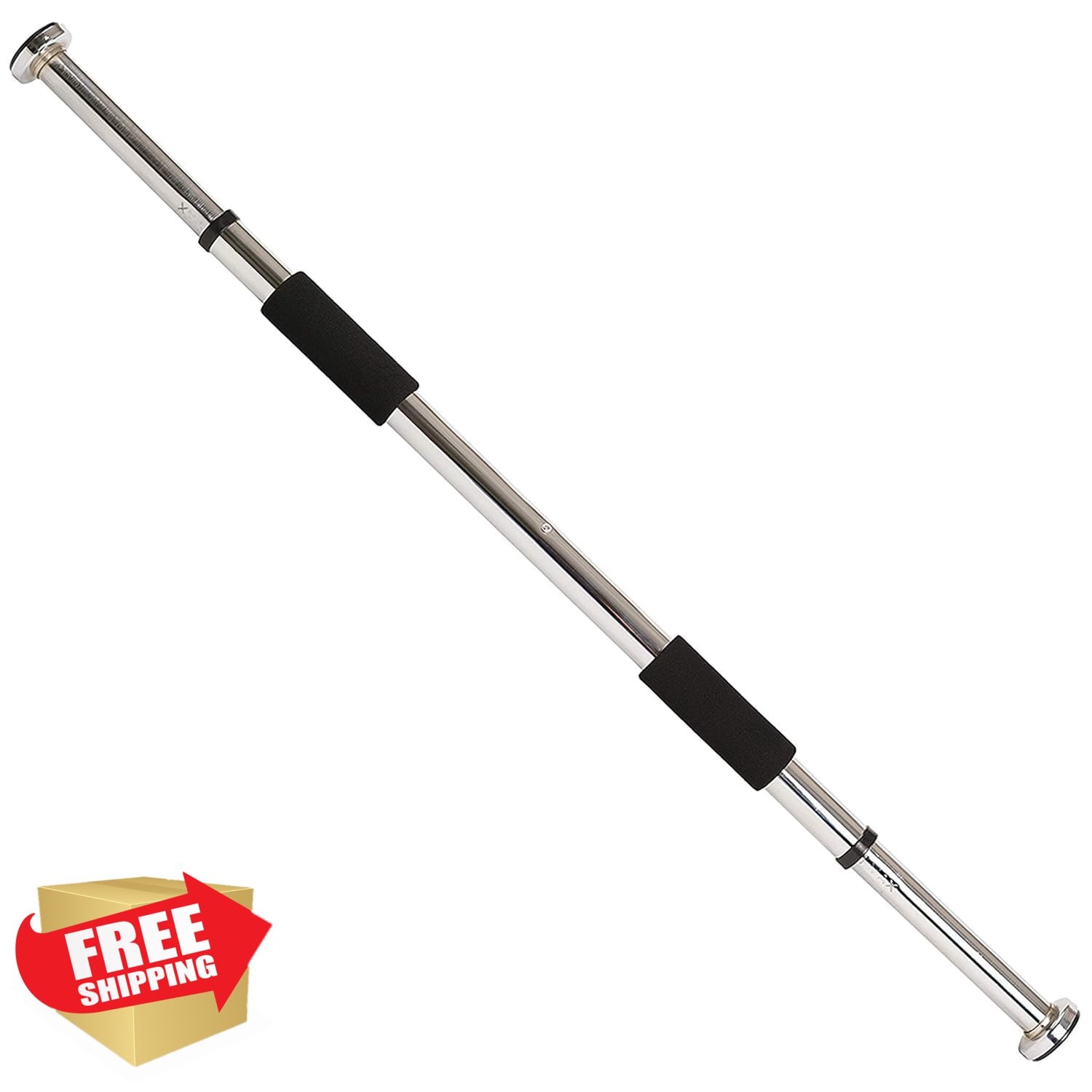 Sunny Health Fitness Doorway Pull Up Bar Chin Up Bar Home Gym