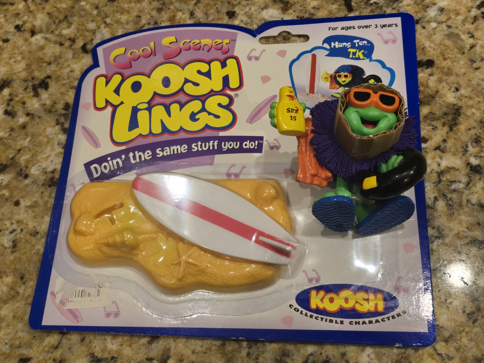 Vintage Kooshling Koosh Lings Toy Figure Hang Ten TK Surfer 1997 NEW VTG