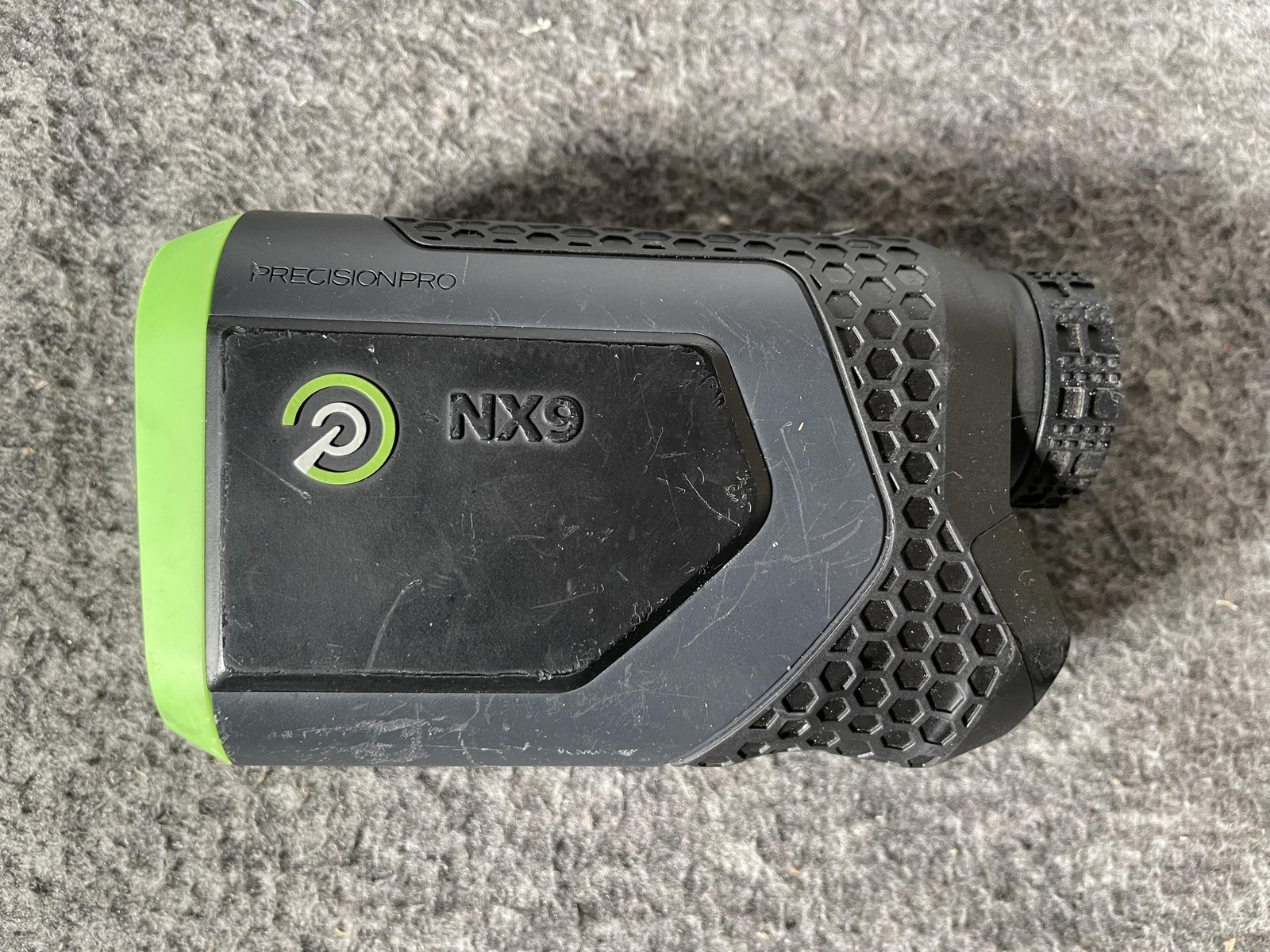 PrecisionPro NX9 Golf Laser Rangefinder Magnetic Grip Black Green 6.5oz Compact