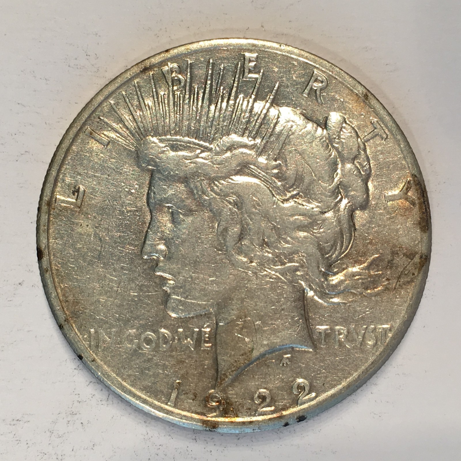 1922-S Peace Silver Dollar -Check the  High Quality Scans #D389