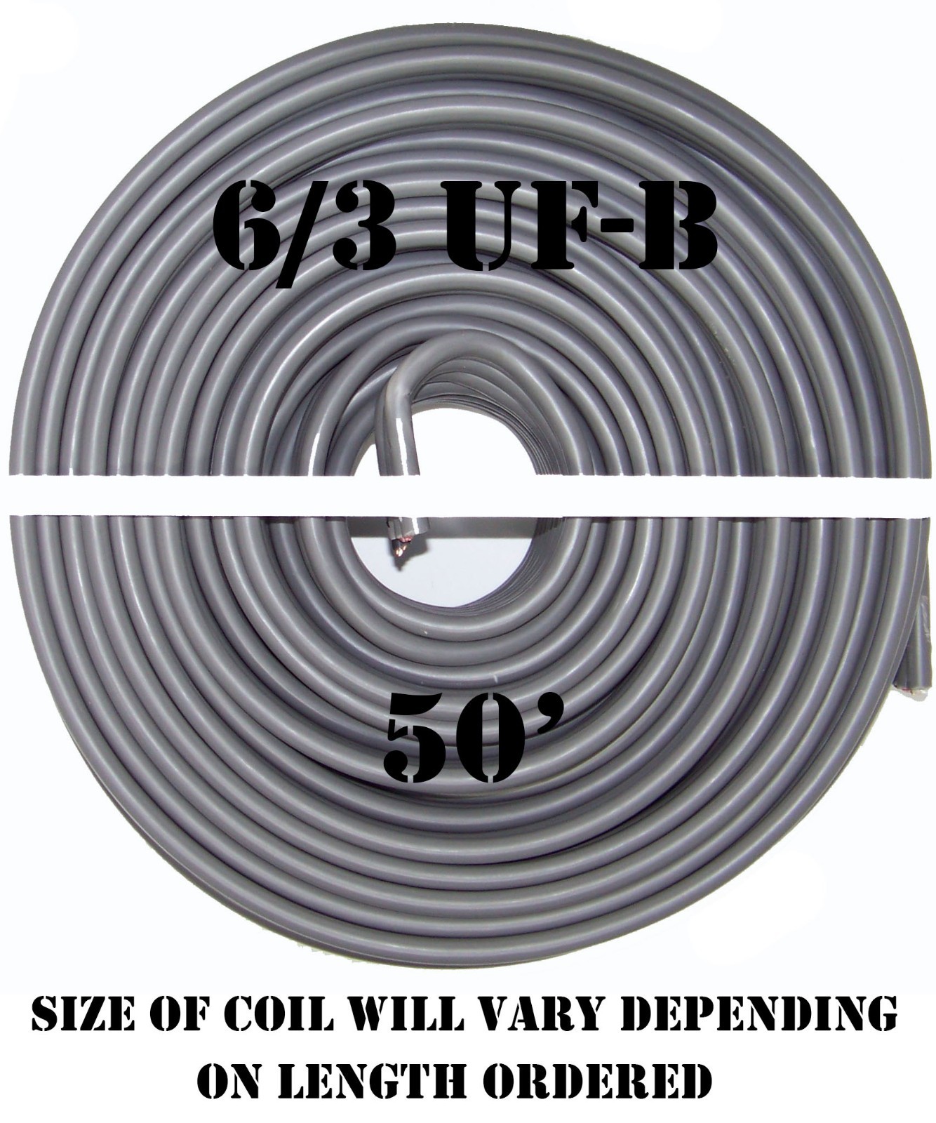 Cable Cabana 6/3 UF-B x 50' Underground Feeder Cable