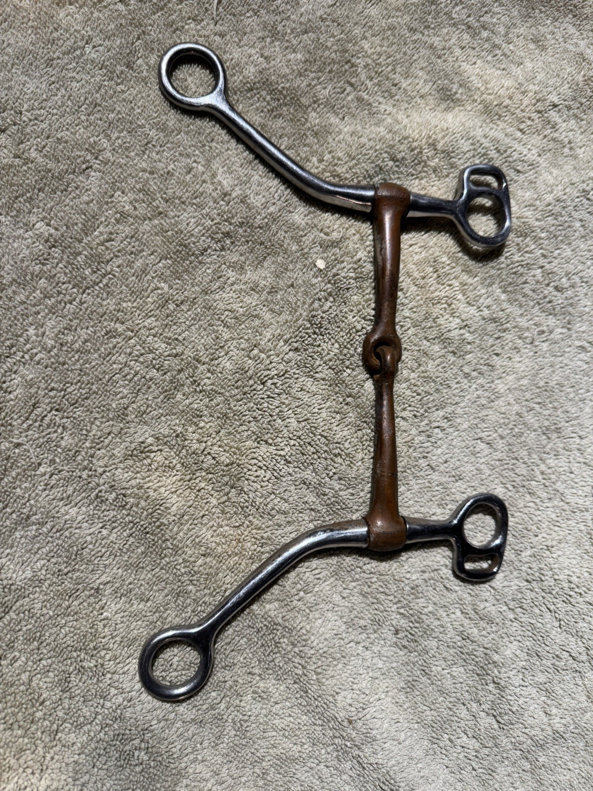 Copper Mouth Tom Thumb Snaffle Bit for Training and Encourages Softness